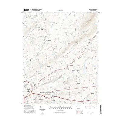 2016 Map of John Sevier, 2016 Print