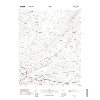2019 Map of John Sevier, 2019 Print
