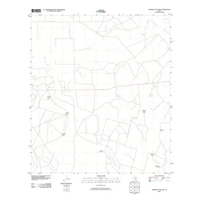 2010 Map of Johnnie Little Hill, 2010 Print