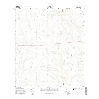 2016 Map of Johnnie Little Hill, 2016 Print
