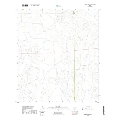 2019 Map of Johnnie Little Hill, 2019 Print