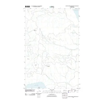2011 Map of Johnny George Mountain, 2011 Print