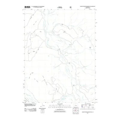2011 Map of Johnny Moore Mountain, 2011 Print