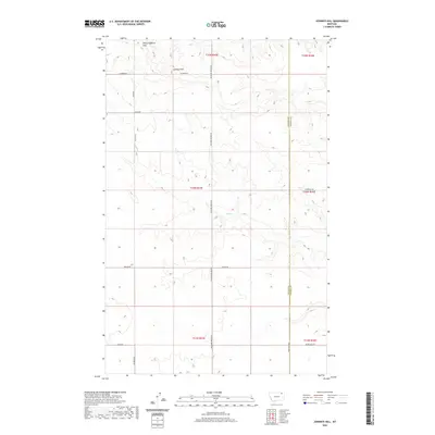 2020 Map of Johnnys Hill, 2020 Print