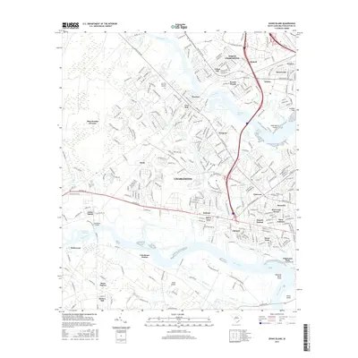 2017 Map of Johns Island, 2017 Print