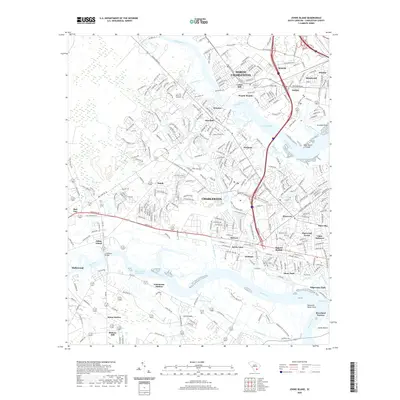 2020 Map of Johns Island, 2020 Print
