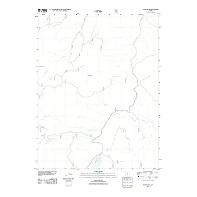 2011 Map of Johns Peak, 2011 Print