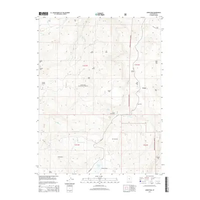 2014 Map of Johns Peak, 2014 Print