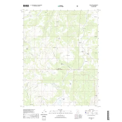 2020 Map of Johns Peak, 2020 Print