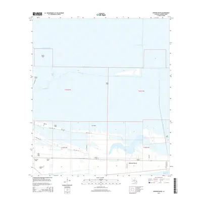 2015 Map of Johnson Bayou, 2015 Print