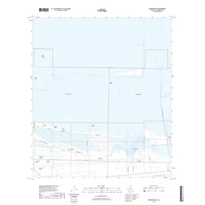 2018 Map of Johnson Bayou, 2018 Print