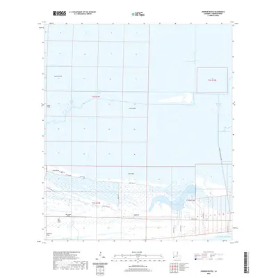 2020 Map of Johnson Bayou, 2020 Print