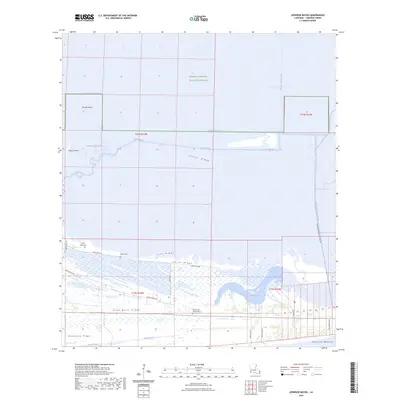 2024 Map of Johnson Bayou, 2024 Print