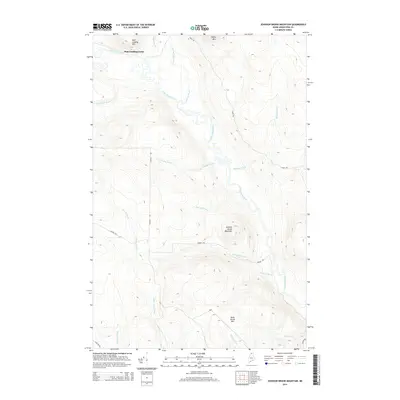 2014 Map of Johnson Brook Mountain, 2014 Print