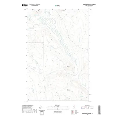 2021 Map of Johnson Brook Mountain, 2021 Print