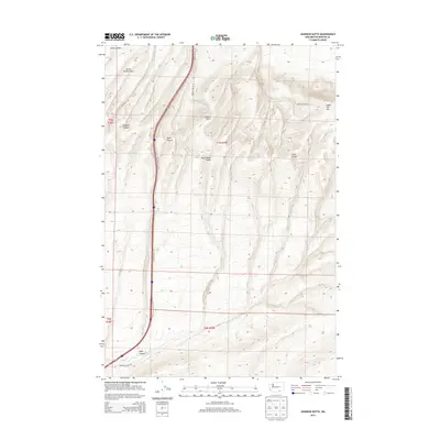 2013 Map of Johnson Butte, 2013 Print