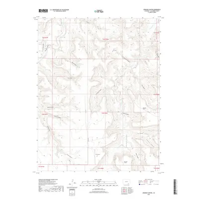 2019 Map of Johnson Canyon, 2019 Print