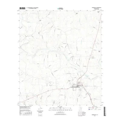 2016 Map of Johnson City, 2016 Print