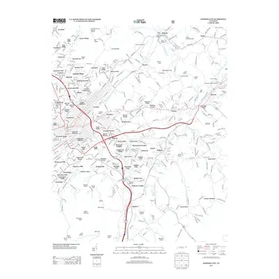 2013 Map of Johnson City, 2013 Print