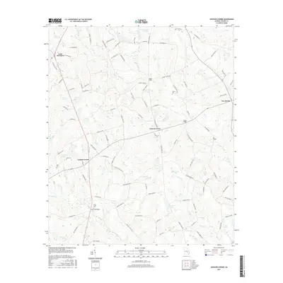 2017 Map of Johnson Corner, 2017 Print