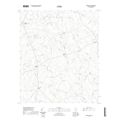 2020 Map of Johnson Corner, 2020 Print