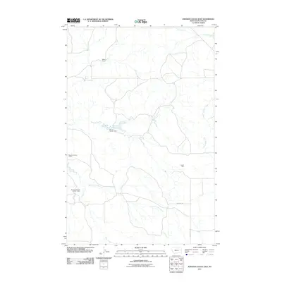 2011 Map of Johnson Coulee East, 2011 Print