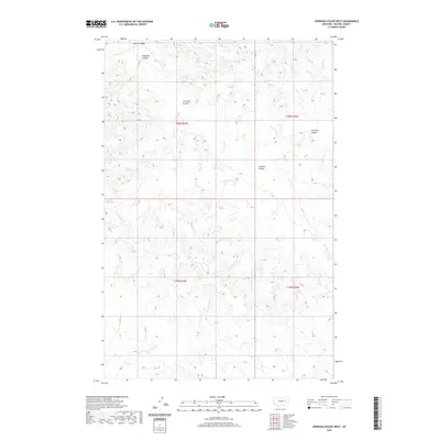 2020 Map of Johnson Coulee West, 2020 Print