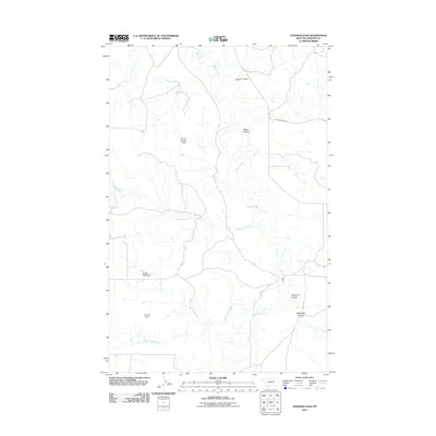 2011 Map of Johnson Dam, 2011 Print