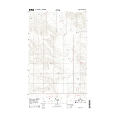 2014 Map of Johnson Dam, 2014 Print
