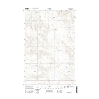 2017 Map of Johnson Dam, 2017 Print