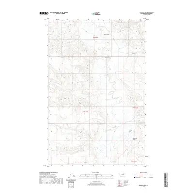 2020 Map of Johnson Dam, 2020 Print