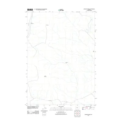 2012 Map of Johnson Draw, 2012 Print