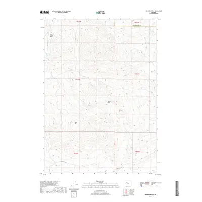 2017 Map of Johnson Draw, 2017 Print