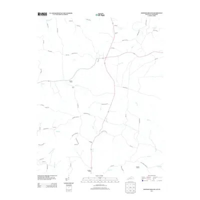 2013 Map of Johnson Hollow, 2013 Print