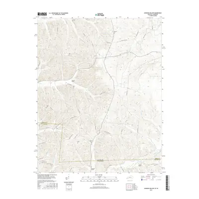 2016 Map of Johnson Hollow, 2016 Print