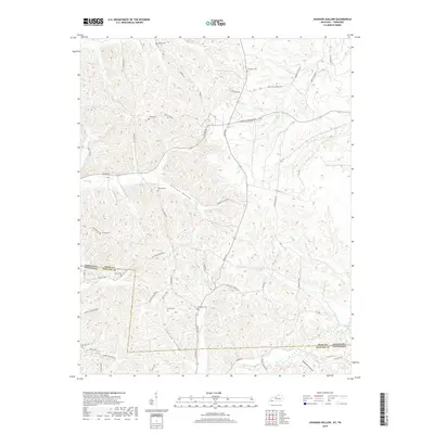 2019 Map of Johnson Hollow, 2019 Print