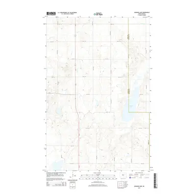 2014 Map of Johnson Lake, 2014 Print