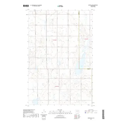 2018 Map of Johnson Lake, 2018 Print