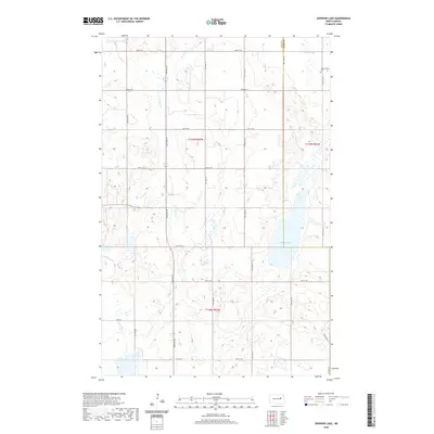 2020 Map of Johnson Lake, 2020 Print