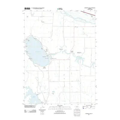 2011 Map of Johnson Lake, 2011 Print
