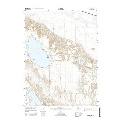 2014 Map of Johnson Lake, 2014 Print