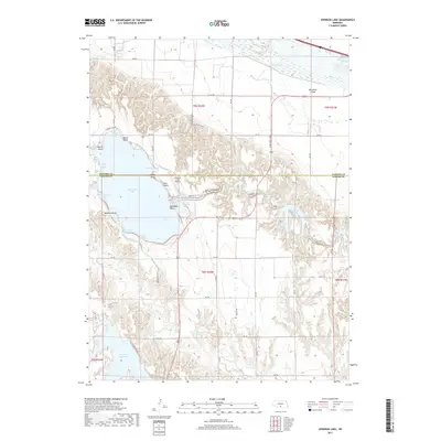 2017 Map of Johnson Lake, 2017 Print