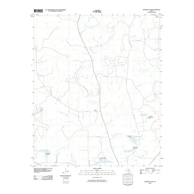 2010 Map of Johnson Lake, 2010 Print