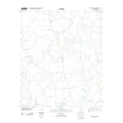 2012 Map of Johnson Lake, 2012 Print