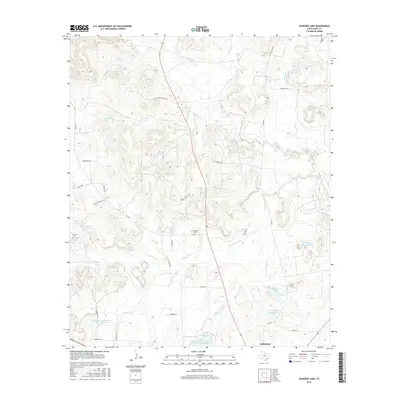 2016 Map of Johnson Lake, 2016 Print