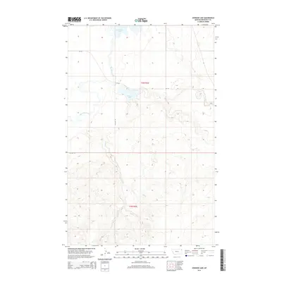 2014 Map of Johnson Lake, 2014 Print