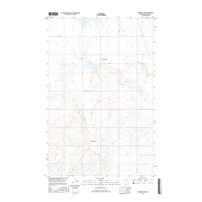 2017 Map of Johnson Lake, 2017 Print