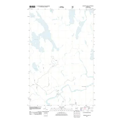 2011 Map of Johnson Lake, 2011 Print