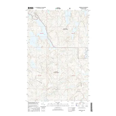 2016 Map of Johnson Lake, 2016 Print