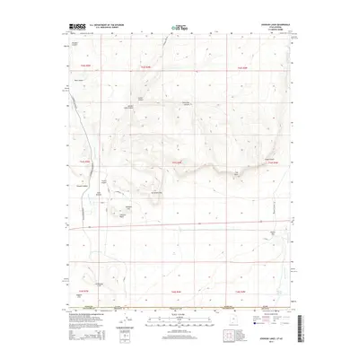 2014 Map of Johnson Lakes, 2014 Print